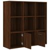 vidaXL Libreria Rovere Marrone 98x30x98 cm