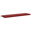 vidaXL Cuscino per panchina SOEST 100% Poliestere Rosso Vino