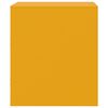vidaXL Comodini 2 pz Giallo 34,5x39x44 cm in Acciaio