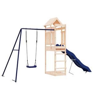 vidaXL Set da Gioco da Esterno in Legno Massello di Pino