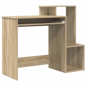 vidaXL Scrivania Rovere Sonoma 106 x 41 x 88.5 cm Legno multistrato