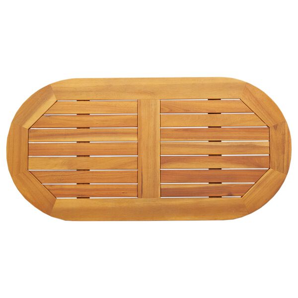 vidaXL Piano del tavolo Marrone 90 x 45 x 2 cm