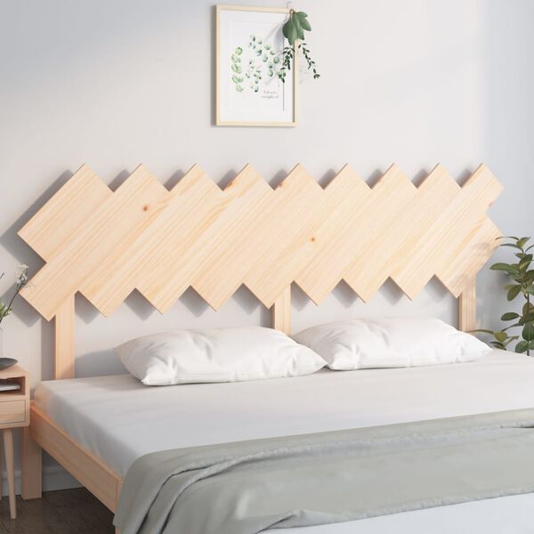 vidaXL Testiera per Letto 178x3x80,5 cm in Legno Massello di Pino