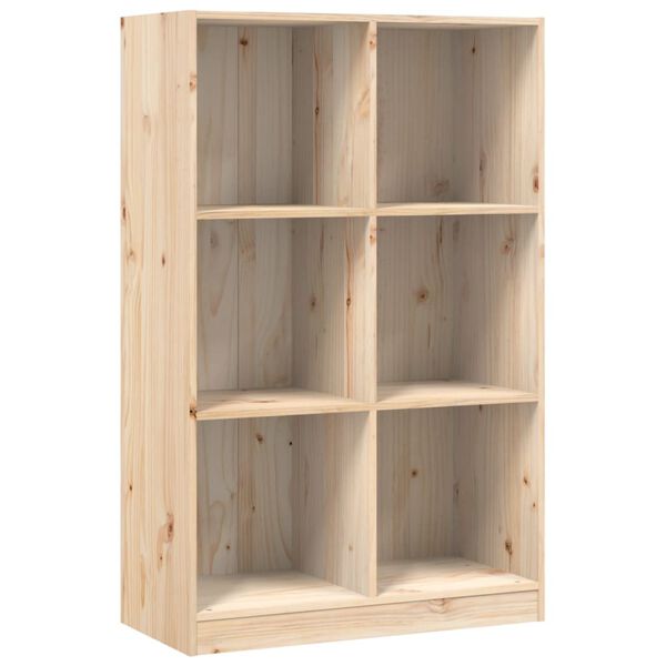 vidaXL Libreria 70x33x110 cm in Legno Massello di Pino