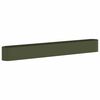 vidaXL Letto rialzato da giardino Verde Oliva 360 x 40 x 40 cm