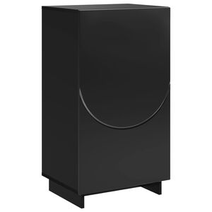 vidaXL Mobile per scarpe 48 x 38 x 87,5 cm Legno ingegnerizzato Nero