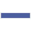 vidaXL Tenda Laterale Retrattile per Patio 117x600 cm Blu