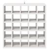 vidaXL Portabottiglie 2 pcs Bianco 56 x 25 x 56 cm Pino massello