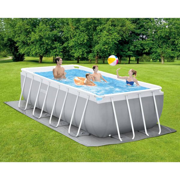 Intex Set Piscina Prism Frame Rettangolare 400x200x122 cm