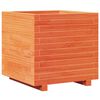 vidaXL Fioriera Giardino Marrone Cera 50x50x49,5cm Legno Massello Pino