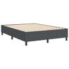 vidaXL Struttura letto piattaforma Grigio scuro 160 x 200 cm
