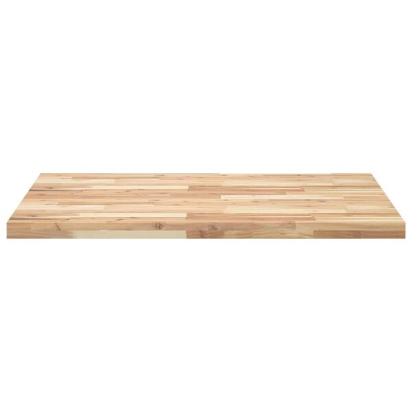 vidaXL Piano Tavolo Rettangolare 100x80x4cm Legno Massello di Acacia