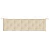 vidaXL Cuscino per Panca Beige 180x50x7 cm in Tessuto Oxford