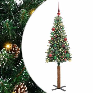 vidaXL Albero di Natale snodato con 150 LED con supporto Verde 150 cm