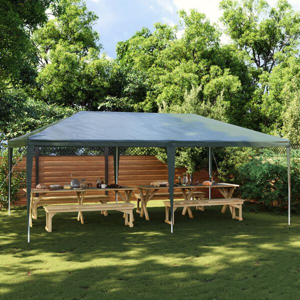 vidaXL Gazebo Professionale 4x6 m Verde 90 g/m²
