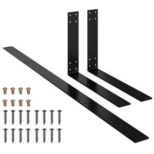 vidaXL Schienale per Divano a Pallet Nero 110 cm in Ferro