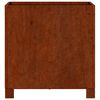 vidaXL Fioriere con Gambe 2pz Ruggine 40x40x40 cm Acciaio Corten