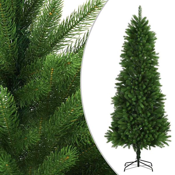 vidaXL Albero di Natale Preilluminato con Palline 240 cm Verde
