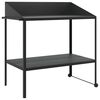 vidaXL Supporto per Piante Antracite 100x54,5x100 cm Acciaio Zincato