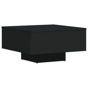 vidaXL Tavolino da Salotto Nero 60x60x31,5 cm in Legno Multistrato