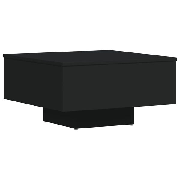vidaXL Tavolino da Salotto Nero 60x60x31,5 cm in Legno Multistrato