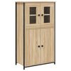 vidaXL Credenza Rovere Sonoma 62x32x106,5 cm in Legno Multistrato