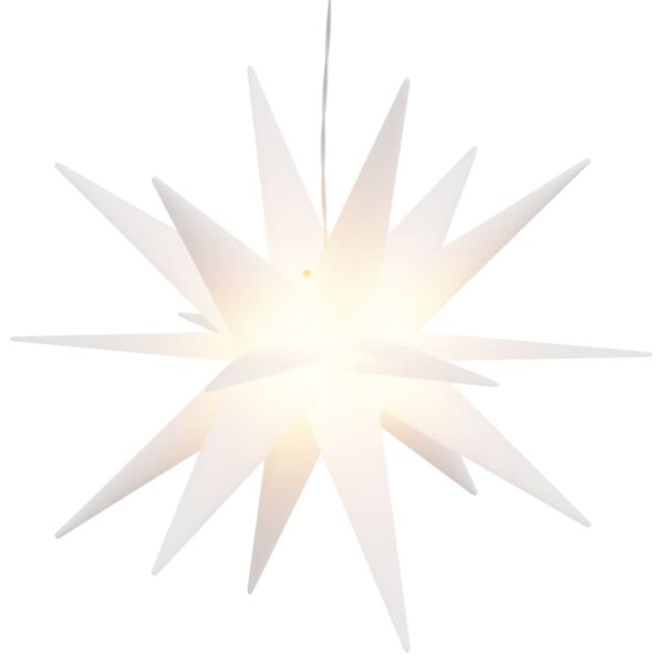 vidaXL Luce di Natale con LED Pieghevole Bianca 100 cm