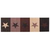vidaXL Tappeto da Cucina Stelle rosse 150 x 45 cm 100% Poliammide