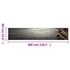 vidaXL Tappeto da Cucina Lavabile Bottiglia Vino 60x300 cm in Velluto