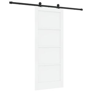 vidaXL Porta scorrevole ORKDAL 83 x 202 cm Legno Massello di Pino