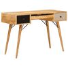 vidaXL Scrivania Marrone 110 x 55 x 76 cm Legno di mango massello