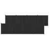 vidaXL Pannello di Recinzione 8 pz 1405 x 186,5 cm WPC e Alluminio