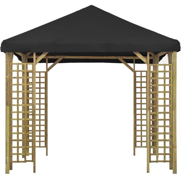 vidaXL Gazebo 3x3 m Antracite