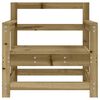 vidaXL Sedie da Giardino 2 pz in Legno di Pino Impregnato