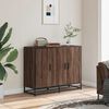 vidaXL Credenza Rovere Marrone 94x35x76 cm in Legno Multistrato