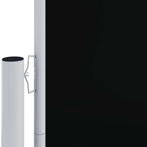 vidaXL Tenda da Sole Laterale Retrattile Nera 100x1000 cm