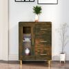 vidaXL Credenza Rovere Fumo 69,5x34x90 cm in Legno Multistrato