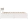 vidaXL Letto senza Materasso Bianco 140x200 cm Legno Massello di Pino
