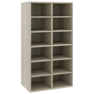 vidaXL Scarpiera Rovere Sonoma 54x34x100,5 cm in Legno Multistrato