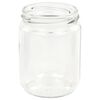 vidaXL Vaso Marmellata in Vetro Coperchio Bianco e Rosso 48 pz 230 ml