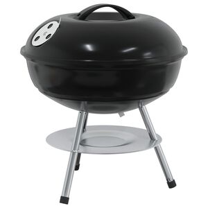 vidaXL Griglia a carbone Nero 36,5 x 36,5 x 40 cm
