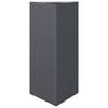 vidaXL Fioriera Antracite Triangolare 40x34,5x75 cm in Acciaio