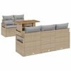vidaXL Set Divano da Giardino 6 pz 5-Numero di posti