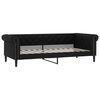 vidaXL Letto da Giorno Nero 90x200 cm in Similpelle