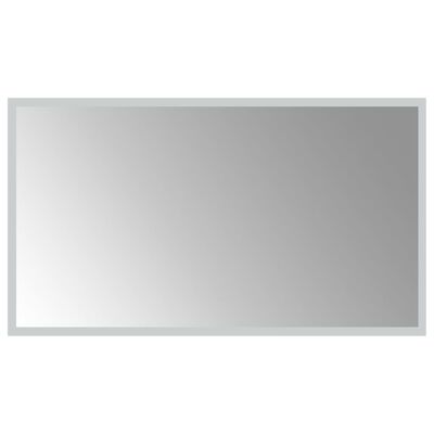 vidaXL Specchio da Bagno con Luci LED 70x40 cm