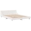 vidaXL Letto senza Materasso Bianco 160x200 cm Legno Massello di Pino