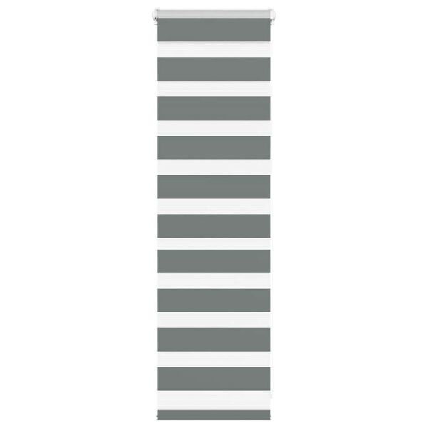 vidaXL Tenda a Rullo Zebra Larghezza Tessuto 40,9 cm Poliestere