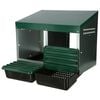 Kerbl Nido da Cova Doppio per Galline 53x52x43,5 cm Plastica Verde