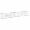 vidaXL Cesto Gabbione con Copertura 700x50x100 cm in Ferro Zincato