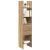 vidaXL Armadio per Libri rovere artigianale 40 x 35 x 180 cm
